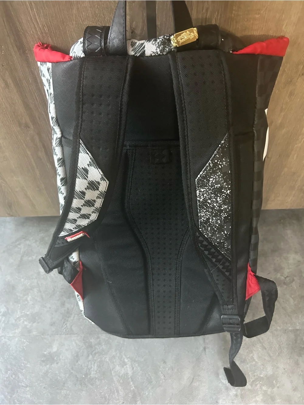 SPRAYGROUND SCRIBBLE DRIBBLE CHECK HILLS BACKPACK